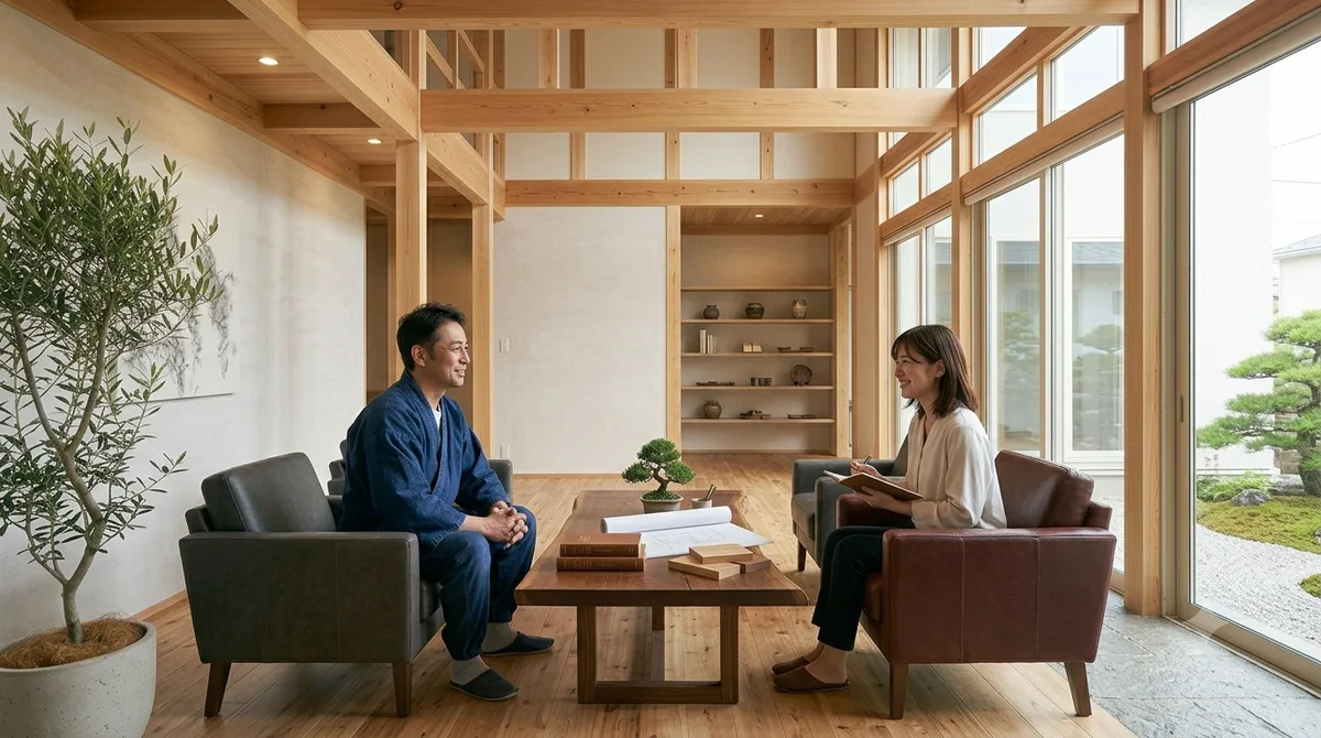 お客様との打ち合わせ風景