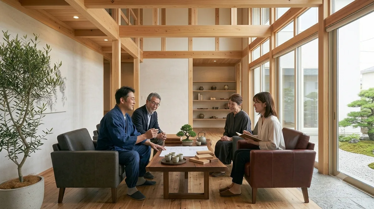 ご家族との打ち合わせ風景